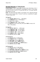 Preview for 45 page of ChronTrol XT Series User Manual