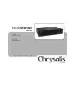 Предварительный просмотр 1 страницы Chrysalis InstallAdvantage IA-IWS1 User Manual