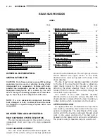 Preview for 66 page of Chrysler 1997 Stratus Convertible LHD Service Manual