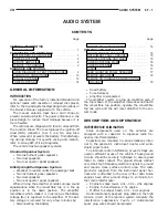 Preview for 287 page of Chrysler 1997 Stratus Convertible LHD Service Manual