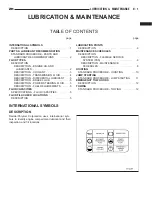 Предварительный просмотр 11 страницы Chrysler 2005 Crossfire SRT6 Service Manual