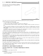 Предварительный просмотр 18 страницы Chrysler 2005 Crossfire SRT6 Service Manual