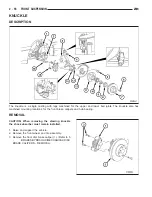 Предварительный просмотр 40 страницы Chrysler 2005 Crossfire SRT6 Service Manual