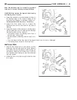 Предварительный просмотр 49 страницы Chrysler 2005 Crossfire SRT6 Service Manual