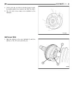 Предварительный просмотр 139 страницы Chrysler 2005 Crossfire SRT6 Service Manual