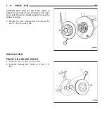 Предварительный просмотр 206 страницы Chrysler 2005 Crossfire SRT6 Service Manual