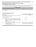 Предварительный просмотр 259 страницы Chrysler 2005 Crossfire SRT6 Service Manual