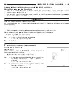 Предварительный просмотр 475 страницы Chrysler 2005 Crossfire SRT6 Service Manual