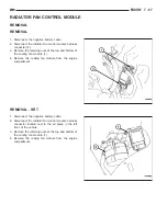 Предварительный просмотр 581 страницы Chrysler 2005 Crossfire SRT6 Service Manual