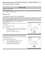 Предварительный просмотр 705 страницы Chrysler 2005 Crossfire SRT6 Service Manual