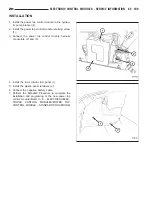 Предварительный просмотр 811 страницы Chrysler 2005 Crossfire SRT6 Service Manual