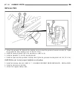 Предварительный просмотр 844 страницы Chrysler 2005 Crossfire SRT6 Service Manual