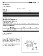 Предварительный просмотр 855 страницы Chrysler 2005 Crossfire SRT6 Service Manual