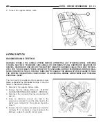 Предварительный просмотр 919 страницы Chrysler 2005 Crossfire SRT6 Service Manual