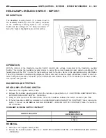 Предварительный просмотр 1175 страницы Chrysler 2005 Crossfire SRT6 Service Manual