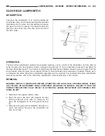 Предварительный просмотр 1221 страницы Chrysler 2005 Crossfire SRT6 Service Manual