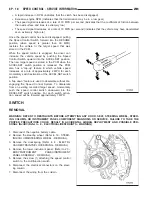 Предварительный просмотр 1504 страницы Chrysler 2005 Crossfire SRT6 Service Manual