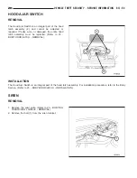 Предварительный просмотр 1559 страницы Chrysler 2005 Crossfire SRT6 Service Manual