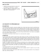 Предварительный просмотр 1569 страницы Chrysler 2005 Crossfire SRT6 Service Manual