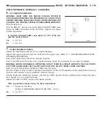 Предварительный просмотр 2043 страницы Chrysler 2005 Crossfire SRT6 Service Manual