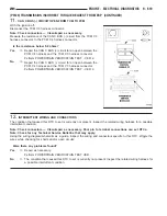 Предварительный просмотр 2543 страницы Chrysler 2005 Crossfire SRT6 Service Manual