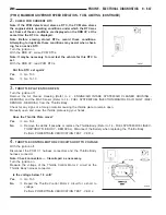 Предварительный просмотр 2571 страницы Chrysler 2005 Crossfire SRT6 Service Manual