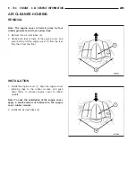 Предварительный просмотр 2658 страницы Chrysler 2005 Crossfire SRT6 Service Manual