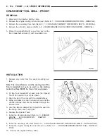 Предварительный просмотр 2688 страницы Chrysler 2005 Crossfire SRT6 Service Manual