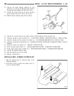 Предварительный просмотр 2775 страницы Chrysler 2005 Crossfire SRT6 Service Manual