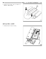 Предварительный просмотр 2785 страницы Chrysler 2005 Crossfire SRT6 Service Manual