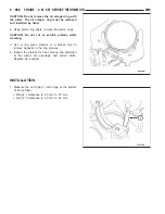 Предварительный просмотр 2830 страницы Chrysler 2005 Crossfire SRT6 Service Manual