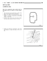 Предварительный просмотр 2856 страницы Chrysler 2005 Crossfire SRT6 Service Manual