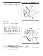 Предварительный просмотр 2881 страницы Chrysler 2005 Crossfire SRT6 Service Manual