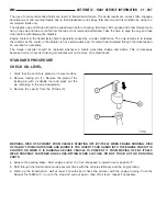 Предварительный просмотр 3377 страницы Chrysler 2005 Crossfire SRT6 Service Manual