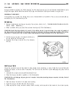 Предварительный просмотр 3418 страницы Chrysler 2005 Crossfire SRT6 Service Manual