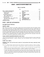 Предварительный просмотр 3762 страницы Chrysler 2005 Crossfire SRT6 Service Manual