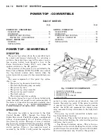 Preview for 545 page of Chrysler 2005 Sebring Service Manual