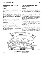 Preview for 1853 page of Chrysler 2005 Sebring Service Manual