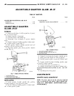 Preview for 1876 page of Chrysler 2005 Sebring Service Manual