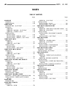 Preview for 1880 page of Chrysler 2005 Sebring Service Manual