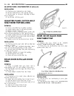 Preview for 1921 page of Chrysler 2005 Sebring Service Manual