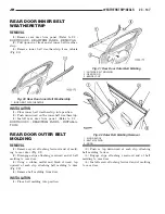 Preview for 1922 page of Chrysler 2005 Sebring Service Manual