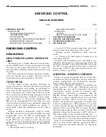 Preview for 2156 page of Chrysler 2005 Sebring Service Manual