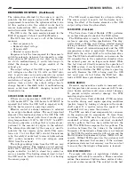 Preview for 2162 page of Chrysler 2005 Sebring Service Manual