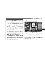 Preview for 259 page of Chrysler 2007 300 SRT8 Owner'S Manual