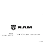 Предварительный просмотр 1 страницы Chrysler 2012 Ram Truck Gas 1500 Owner'S Manual