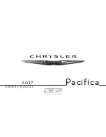 Предварительный просмотр 1 страницы Chrysler 2017 Pacifica Owner'S Manual