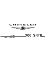 Chrysler 300 SRT8 2008 Owner'S Manual preview