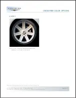 Preview for 4 page of Chrysler Crossfire Coupe Limited 2006 Features & Specifications