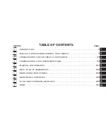 Chrysler Crossfire SRT6 Instruction Manual preview